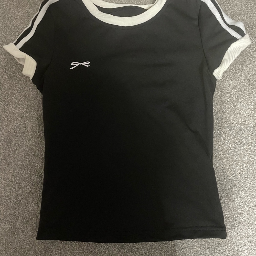 Amazon Black and White Crop Top